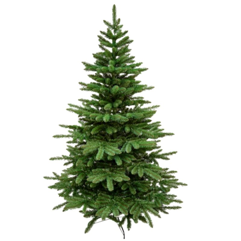 Brad spaniol artificial, PVC, cu suport metalic, 150 cm, verde