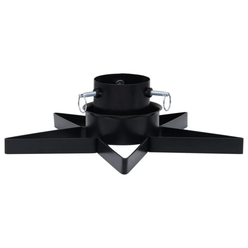 Suport pentru brad, Zakito Europe, Metal, 47x47x13,5 cm, Negru