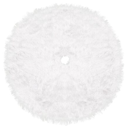 Covoras pentru brad 115 cm Wonderland White Deluxe