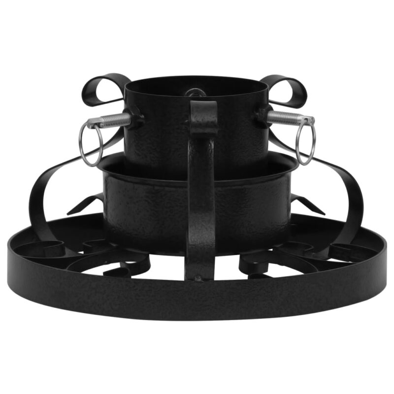 Suport pentru brad, Zakito Europe, Metal, 29x29x15,5 cm, Negru