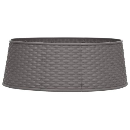 Suport pentru pom de Craciun Zakito Europe, aspect rattan, maro, 57/65x19,5 cm