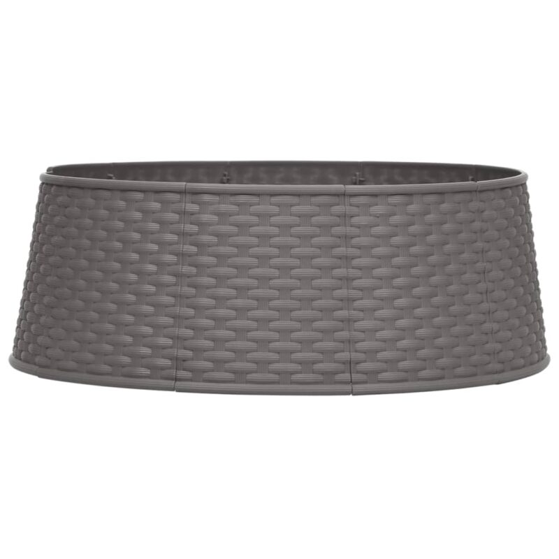 Suport pentru pom de Craciun Zakito Europe, aspect rattan, maro, 57/65x19,5 cm