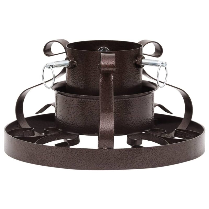 Suport pentru brad, Zakito Europe, metal, 29x29x15,5cm, capacitate apa 0,9L, inaltime maxima brad 2,1m