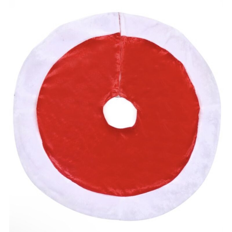 Covor pentru brad de Craciun, rosu,64 cm