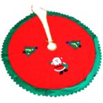 Fusta pentru brad de Craciun, material netesut, alba, 90cm