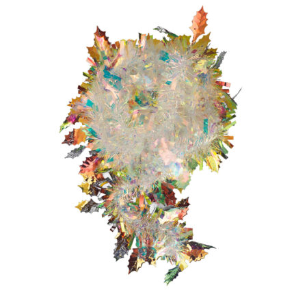 Beteala iridescenta cu frunzulite Holly, 9cm x 2m, transparenta cu irizatii, multicolor