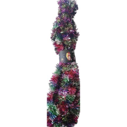 Beteala decorativa de Craciun, 3 cm, 6m, Multicolor