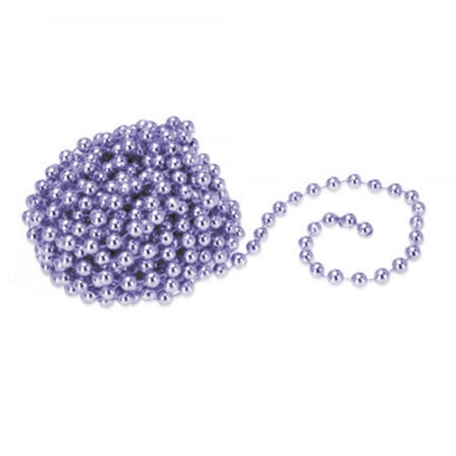 Sirag margele decorative eNoelle, mov, 5m x 7.5 mm