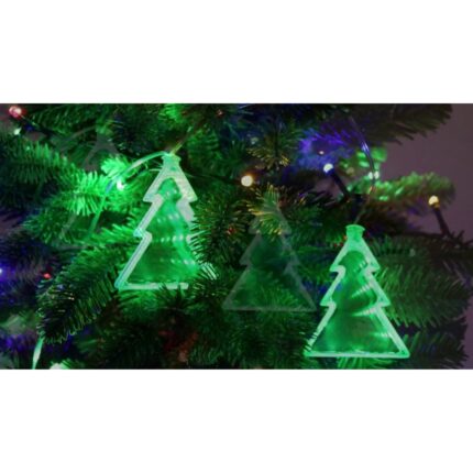 Decor ghirlanda LED-uri, cu oglinda, brad MRLC 6/T