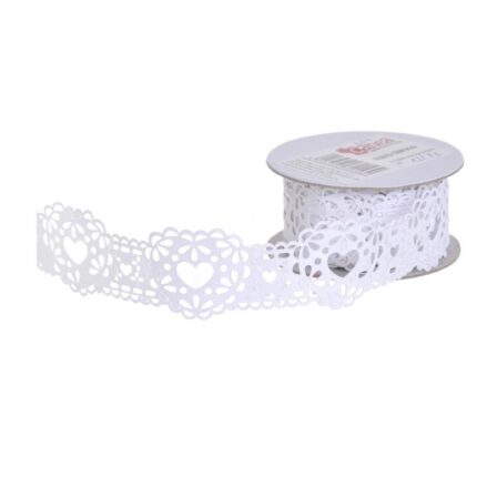 Beteala autoadeziva, Canea, alb, 3m x 2,5cm