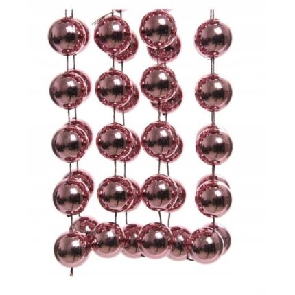 Snur margele, Kaemingk, Plastic, 2.7 m, Roz