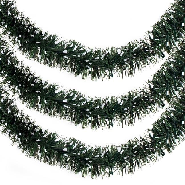 res_c3bbd2888fd956b0f58900d67a6ef098 Beteala de Craciun Verde Ninsa Tinsel 3m x 8cm