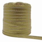 Panglica ALEXA, latime 6 mm, lungime rola 100 M, culoare auriu