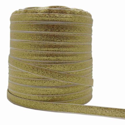 Panglica ALEXA, latime 6 mm, lungime rola 100 M, culoare auriu