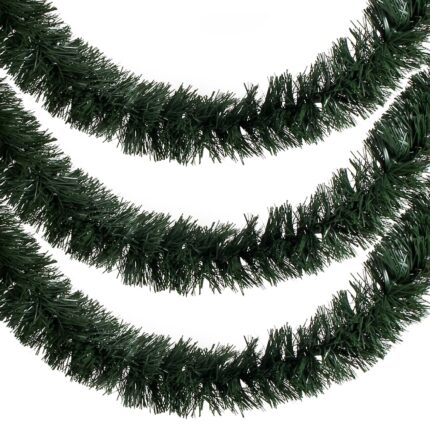 Beteala Craciun, Verde, 3m x 8cm, Plastic