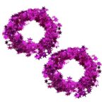 Set 2 ghirlande festive Cozevdnt, stele cu efect sclipitor, multicolor