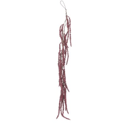 Ghirlanda artificiala cu bobite, rosu, 109 cm