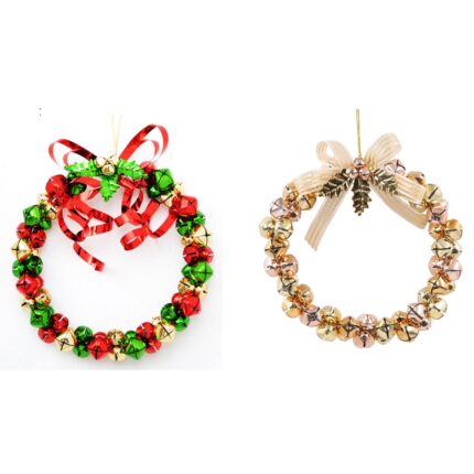 Set 2 Coronite Decorative Cozevdnt, Fier, Multicolor, 18 cm