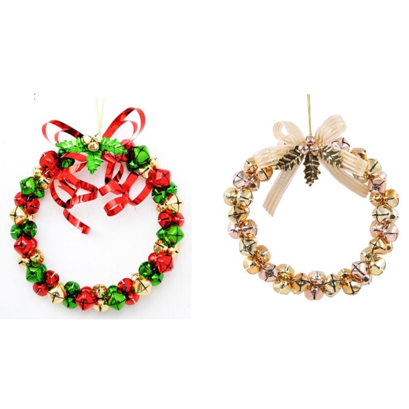 Set 2 Coronite Decorative Cozevdnt, Fier, Multicolor, 18 cm
