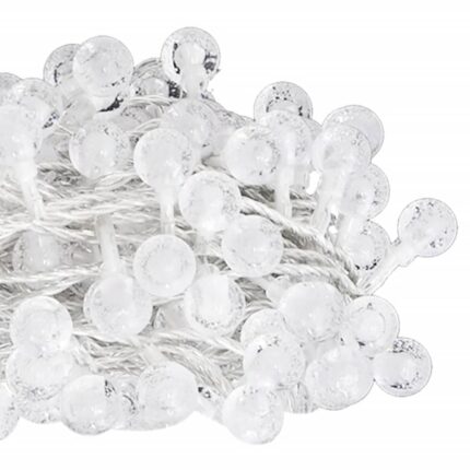 Ghirlanda luminoasa vidaXL, 200 LED-uri, alb rece, 8 functii, 20 m