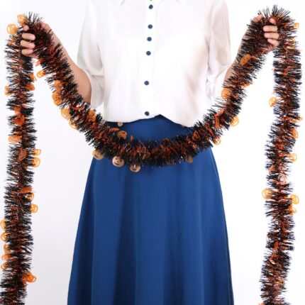 Ghirlanda Halloween AMRINUGL, metalica, multifunctionala, multicolor, set
