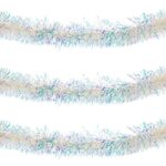 Beteala de Craciun cu Tinsel Holografic 3m x 8cm