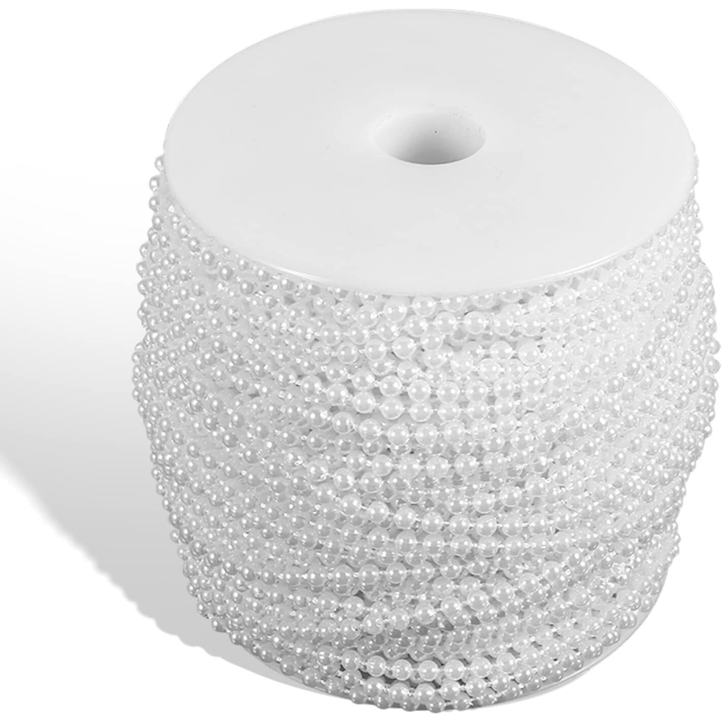 res_427e17c1819e6052c243969c3d68220f Sirag de perle Mmgoqqt, decorativ, alb, 50m x 3mm