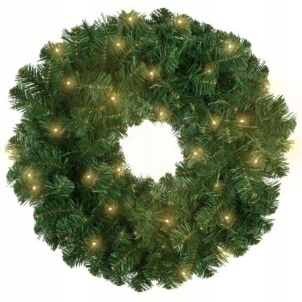 Coronita de Craciun 50 cm, brad artificial cu 30 de LED-uri