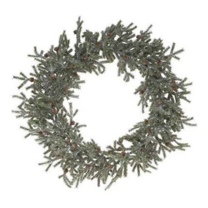 Coronita decoratiune de Craciun, 45 cm, Verde
