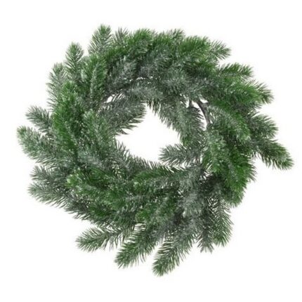 Coronita artificiala de Craciun, 36 cm, Verde