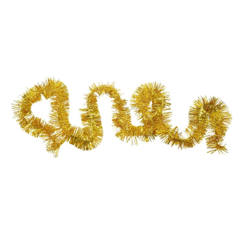 Beteala Craciun, Flippy, aurie, marimea 2 m x 7 cm, material folie PVC, interior-exterior