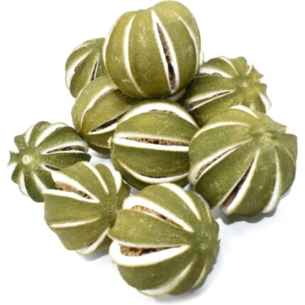 Portocale Uscate Intregi Verzi Decorative si Parfumate MONDESA® - Punga de 250 g pentru Potpourri, Artizanat si Decoratiuni de Craciun, MONDESA®