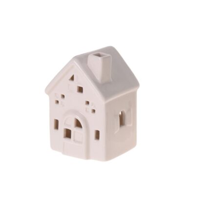 Casuta ceramica cu LED, 8 cm