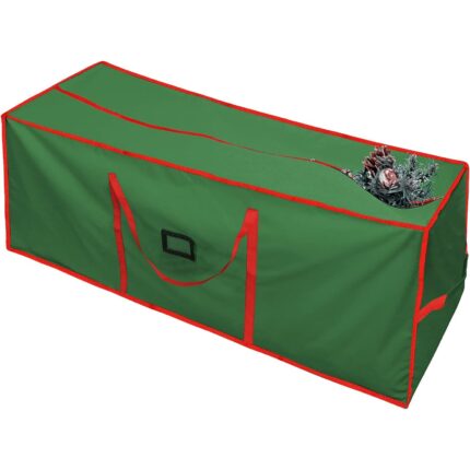 Husa pentru depozitare pom de Craciun, verde, 128x38x48cm