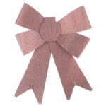 Funda Holly pastelata, cu striatii, 22 x 17 cm, roz