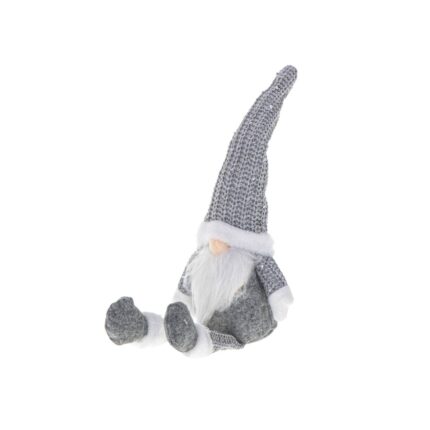 Gnom cu barba, 47 cm, Gri