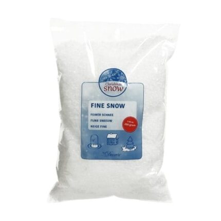 Pudra de zapada artificiala, Decoris, 200g, Alb