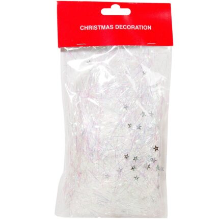 Zapada artificiala alba cu stele decorative de Craciun, Lioness, 20 grame