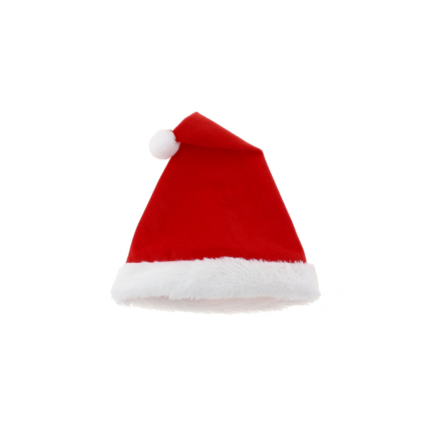Caciula mos craciun cu blanita pentru copii 28 x 36 cm