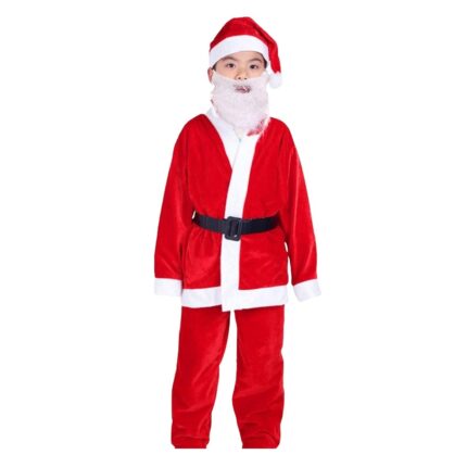 Costum Mos Craciun, baiat, 5 piese, 6-7 ani