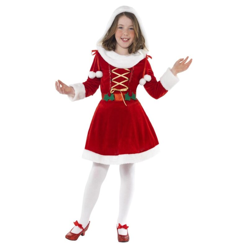 Costum Craciunita cu gluga, 7-9 ani, Smiffy