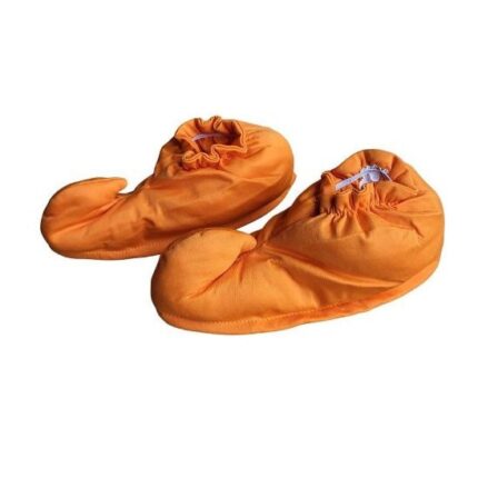 Pantofi de spiridus, portocalii, pentru copii, marime unica