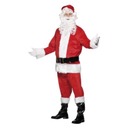 Costum Craciun, BRUNO, Mos Craciun velour, pentru adulti L