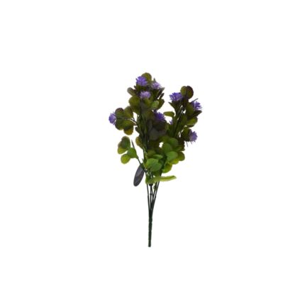 Planta artificiala cu 5 fire, Naimeed D3090, culoare Mov, 33 x 14 cm
