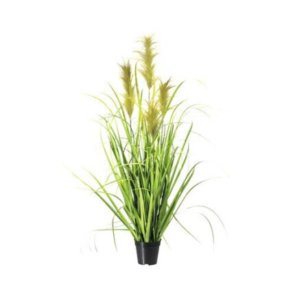 Planta Artificiala Miscanthus In Ghiveci H 120 Cm