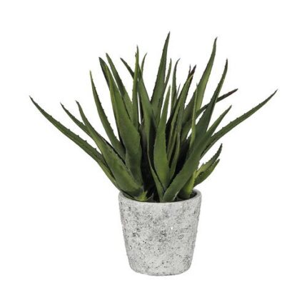 Planta Artificiala Aloe Vera In Ghiveci H 44 Cm Verde