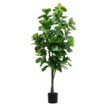 Copac artificiala, Ficus fara ghiveci, D4250, 160cm, verde
