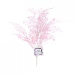 Frunze decor artificiale, PAMI, F1021-126, 30 cm Roz