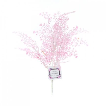 Frunze decor artificiale, PAMI, F1021-126, 30 cm Roz