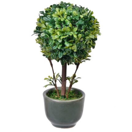 Bonsai artificial in ghiveci , DecorCasa , 16 cm